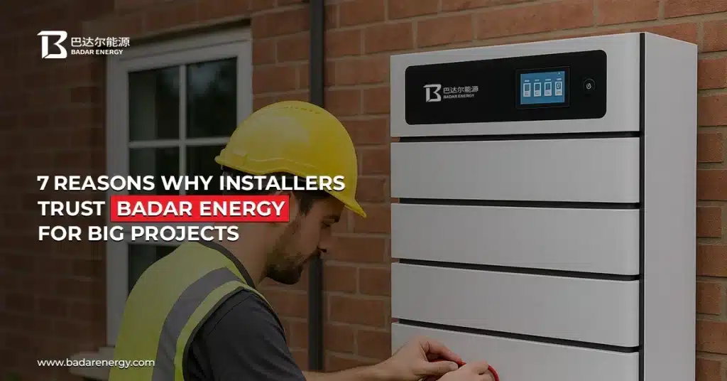 7 Reasons Why Installers Trust Badar Energy for Big Projects